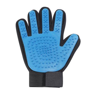 China Viable Hot Selling Amazon Pet Hair Removal Gloves, Wholesale Dog Grooming Glove for sale