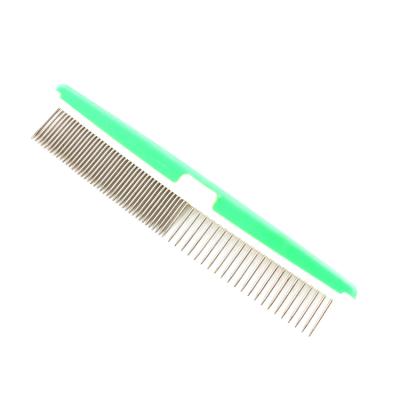 China Viable 2 in 1 Stainless Steel Dog Grooming Comb for sale