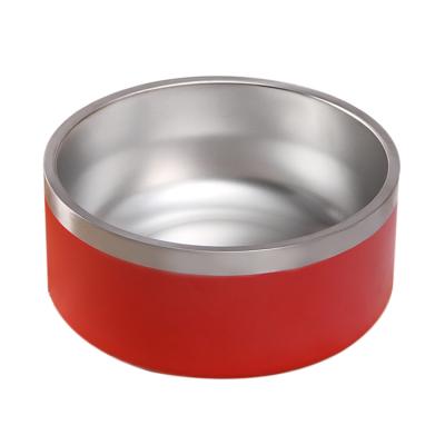 China Viable Wholesale Pet Sublimation Custom 304 Stainless Steel Luxury Round Dog Bowls for sale