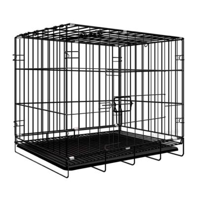 China Strong Folding Kennel Mesh Pet Dog Cage Metal Small Animals for sale