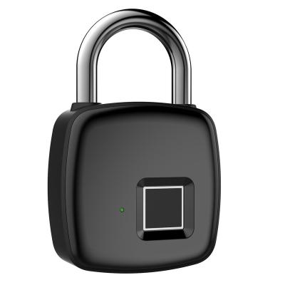 China Tuya Bluetooth Backpack Locks Smart Case Fingerprint Boarding Padlock Exterior Locks Yard Weatherproof for sale