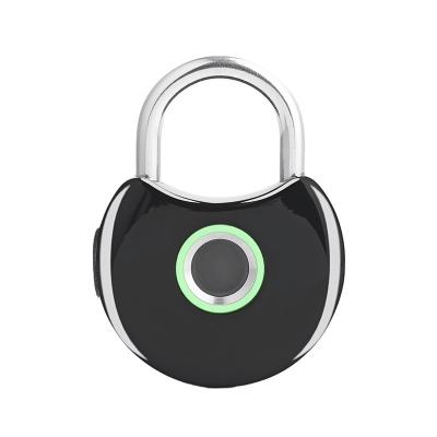 China Tuya Zinc Alloy+Stainless Steel Fingerprint Padlock Bluetooth Fingerprint Smart Lock For Locker Door Keyless Lock Travel Suitable Filing Cases/Furniture for sale