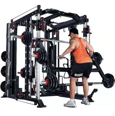 China Universal 2022 Latest Multifunctional Commercial Home Gym - Smith Machine Exercise Squats Training Machine for sale