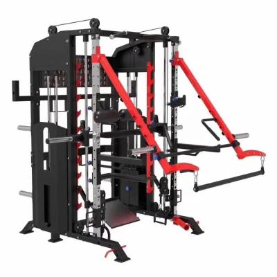 China Smith Multifunction Strength Trainer Smith Machine Universal Commercial Adjustable Gym for sale