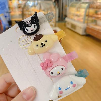 China Hot Selling New Fashion Super Cute Sweet Cartoon Animals Resin Children Hair Clips Accessories for Girls for sale