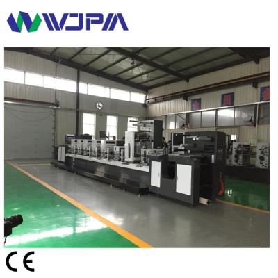 China WJLZ-350 factory hot sale cheap price barcode label paper sticker letterpress printing high quality printing machine for sale