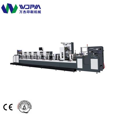 China WJLZ-350 machinery repair shops letterpress printing intermittent high speed sticker label paper printing machine for sale