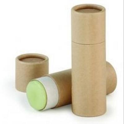 China Recyclable Eco Friendly Kraft Paper Cardboard Lift Up Paper Tube For Lip Balm for sale