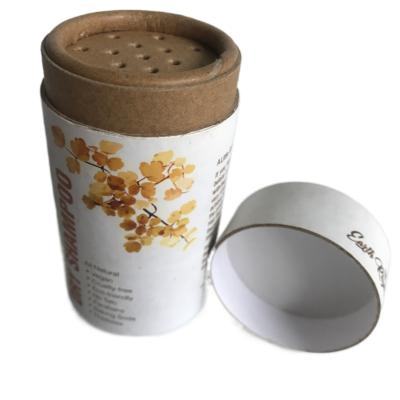 China Other Kraft biodegradable cardboard tube for nutrition power, food jar for sale, snack jar wax lined for sale