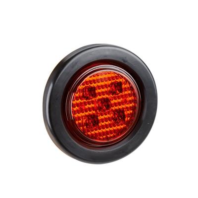 China Truck Trailer Clearance Rear 2.5 Inch Led Clearance Rear Position Lights LED Set Marker Lamps 24V for sale