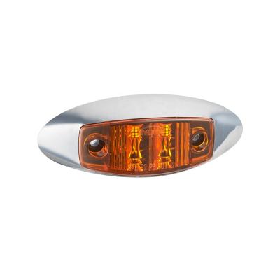 China Clearance Marker Side Light 24 Volt Amber Trailer LED Clearance Set Marker Lamp Side Lights Trucks for sale