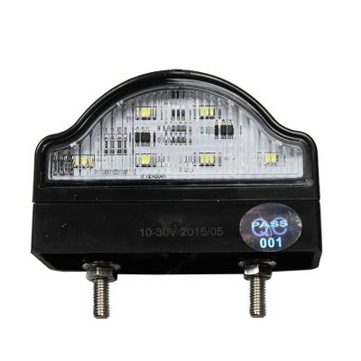 China License Plate Light ADR EMARK Caravan Trailer LED License Plate Lights for sale