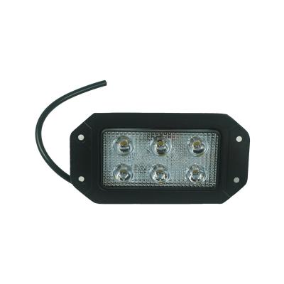 China Powerful Aluminum PC+PC 10~60V 4.8W Square Light Aluminum Spot Light LED Work Light for sale