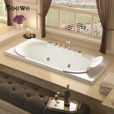 China Hydraulic Massage Build In Acrylic Tub Hydraulic Massage Bathtubs Drop In Bathtub Whirlpool for sale