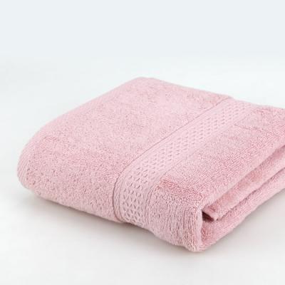 China Sustainable Plain Design Home Hotel Cotton Bath Towel for sale