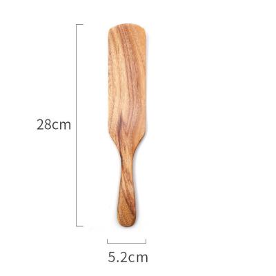 China Viable Housewarming Gift Kitchen Cookware Set Non Stick Acacia Wood Spurtles Set for sale