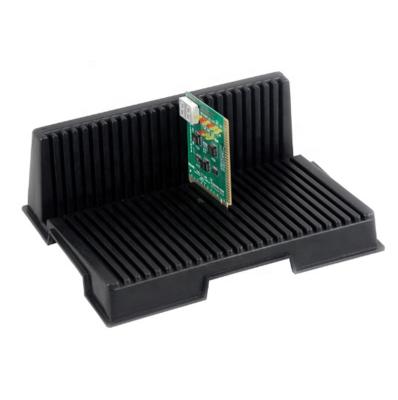 China Protective Plastic PP Conductive L Style ESD PCB Storage Esd Holder for sale