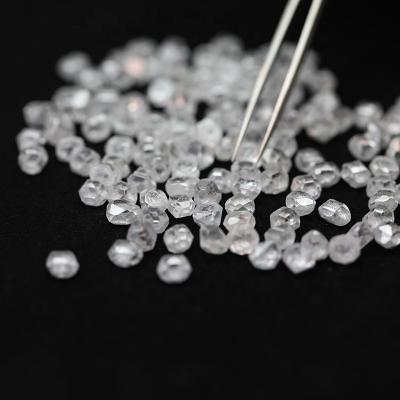 China Jewerly making 10ct DEF VVS synthetic uncut white hpht CVD lab created rough diamonds for sale