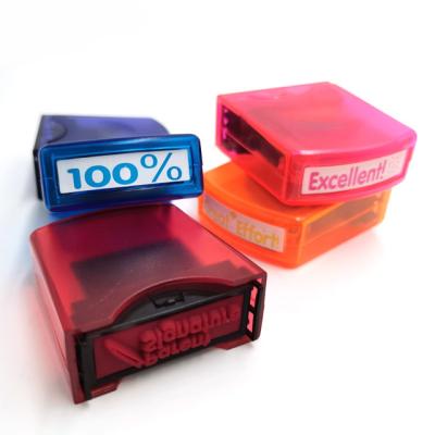 China Eco-Friendly Manufacturer Custom Plastic Stamps Custom Office Self Inking Stamp for sale