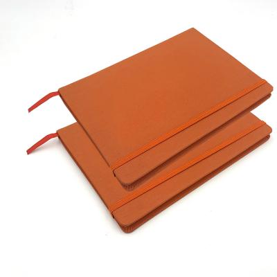 China 2021 Latest Promotion Style Elastic Band PU Cover Notebook Diary Book Notepad for sale