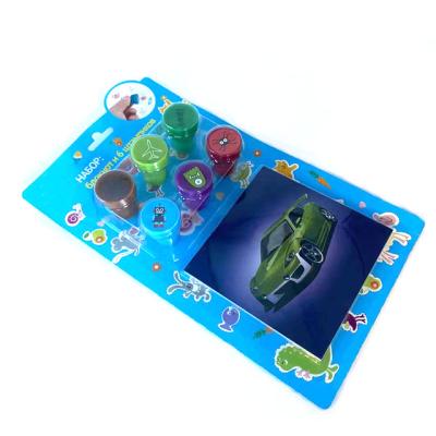 China Children's Toy Kid's Imagination Toy Plastic Stamps And Paper Set Stamps for sale