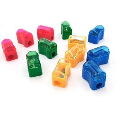 China School Office Stationery Supply High Quality School One Hole Mini Color Desktop Pencil Sharpener Plastic Pencil Sharpener for sale