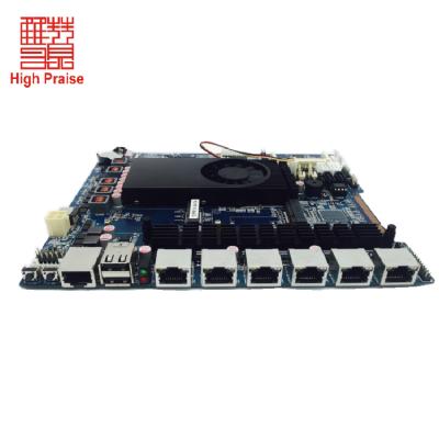 China Server Intel 1037U recessed firewall router itx mini motherboard for LAN 6 for sale