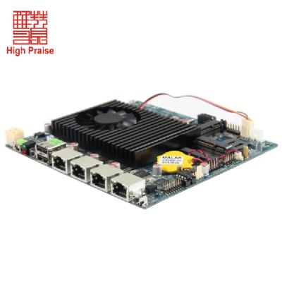 China Dual Server Intel Atom D525 x86 Firewall Router Motherboard Core with LAN 4 for sale