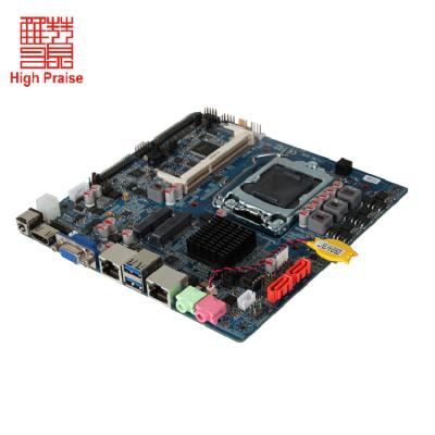 China Mini ATX H81 LGA 1156 Desktop Computer Motherboard with LVDS HDM for sale