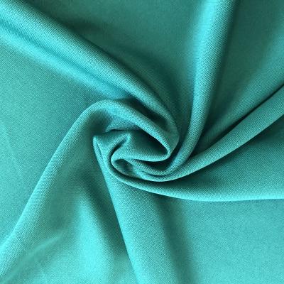 China 100% Sustainable Polyester Dyed Interlock Fabric Knitted Solid Interlock Fabric for sale