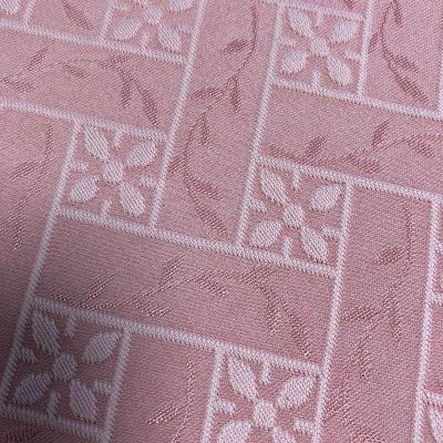 China Double faced double dyed and solid side transfer loop polyester spandex knitting jacquard fabric for clothes flower design jacquard fabric for sale