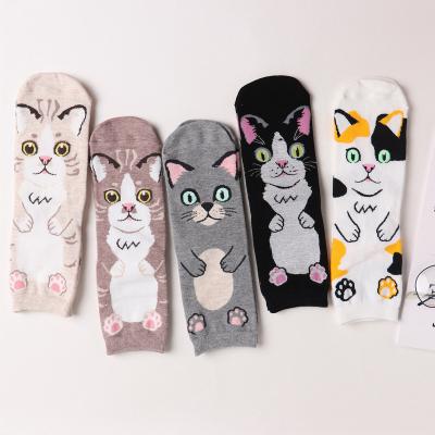 China Fun Sporty Design 3D Animal Dogs Lovely Teenage Girls Long Crew Dogs Good Quality Comfortable Cat Socks For Woman Ladies Gift for sale