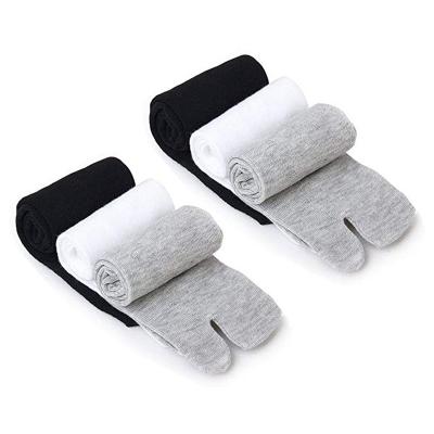 China Wholesale Price Sporty Men's Socks Two Toe Slit Two Toe Socks Japanese Hotel Tabi Socks PAP Women Hotel Tabi Socks for sale