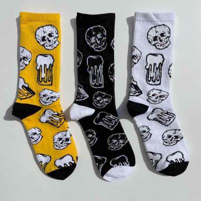 China Sporty unisex beer crew seamless hip hop socks fashion funny happy men's cotton socks long socks wholesale from china for sale