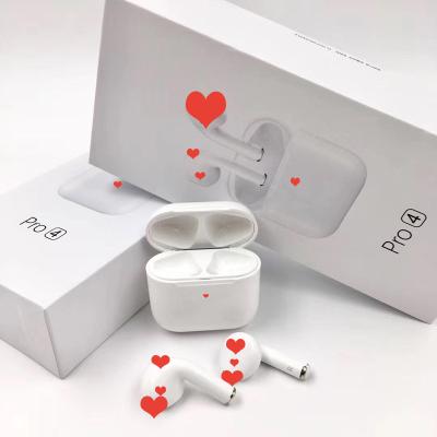 China 2021New Earbuds Tws Mini BT Earphone Pro 4 Radio BT Earphone 4 Music Earphones for sale