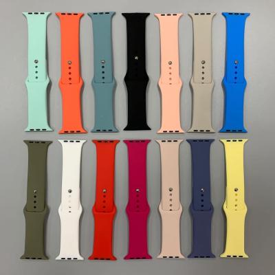 China Iwo Original Replaceable Water Resistant Silicone Strap T500 W26 X7 Multicolor 8/9/10/11/12 Smart Watch Band for sale