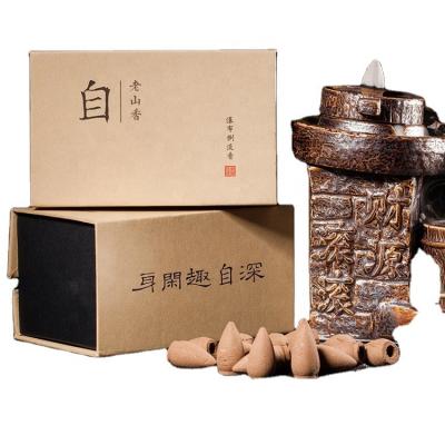 China Handmaking Chinese Cone Stick Incense Stick Lao Zen Old Moutain Buddhist Incense Best Quality With Low Price for sale