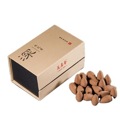 China Natural Lao Zen Old Moutain Backflow Incense Agarwood Cone Incense Chinese Incense for sale