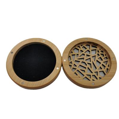 China Chinese old bamboo magnet Lao Zen circular incense censer moutain for incense coil for sale