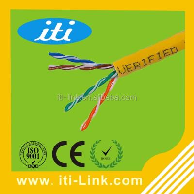 China Hot sale 305mt Cat5e UTP LAN cable with 100% copper/CCA/CCS conductor /lan cable Type: Cat 5e for sale