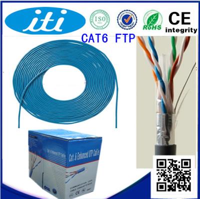 China Polythene (PE) 305m access box packing ftp lan cable electrical equipment components and telecom communication cables cca network cable cat6 ftp for sale