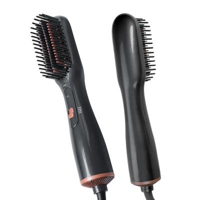 China Negative Hot Ion Hair Dryer Straightener Brush Airbrush One Step Hair Dryer One Function Ionic Comb Hair Dryer for sale