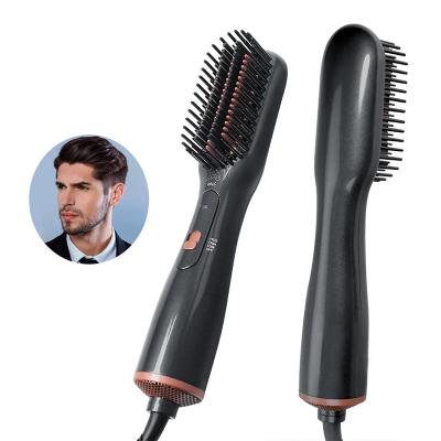 China Hot Function Ionic Electric Hair Straightener Combs Straightener Ceramic Heating Combs Men Beard Straightener Sweep Professional Styling Tools for sale