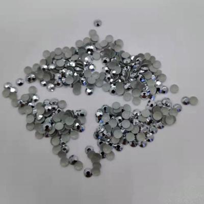 China 1.5mm 2mm 3mm 4mm 5mm 6mm quality easily transferred korean 8mm iron on rhinestone hotfix, hotfix rhinestone iron on gold green aquamarine for sale