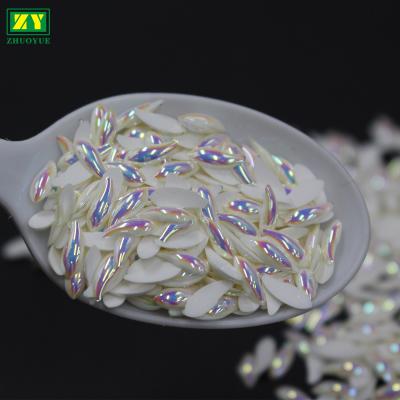 China Flatback Wholesale 3*8mm Sheet Square Shape Epoxy Resin, Hot Fix Lead Free Epoxy Faux Stone Which Can Be Customized In Different Colors for sale