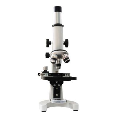 China Eductaion Student Vertical Monocular Laboratory Tube Biological Microscope for sale