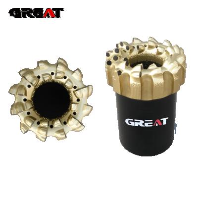 China Gas / Oil / Water / 6 Blades Pdc Core Drilling Bit Oil Well 8 Extraction 1-2 Inch Height for sale