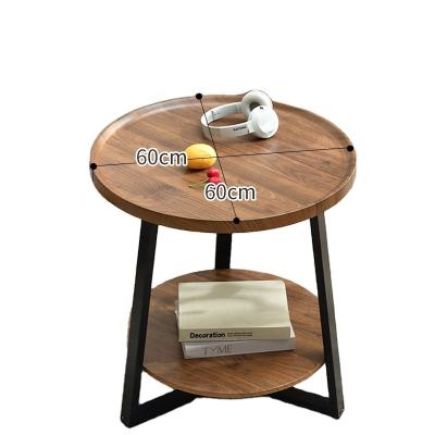 China Creative sofa side table (the other) of small family tea room table household tea hotel round modern simple Nordic luxury light adjustable table for sale