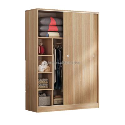 China (Other) PA Modern Modular Adjustable Bedroom Cabinet Wooden Sliding Wardrobe for sale