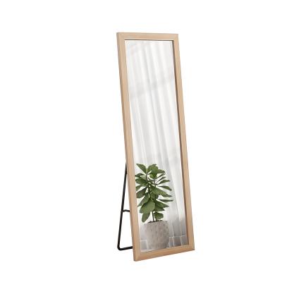 China Rustic Multifunctional Rustic Wood Frame Mirror Dressing Wall Mounted Mirror With Wood Frame for sale